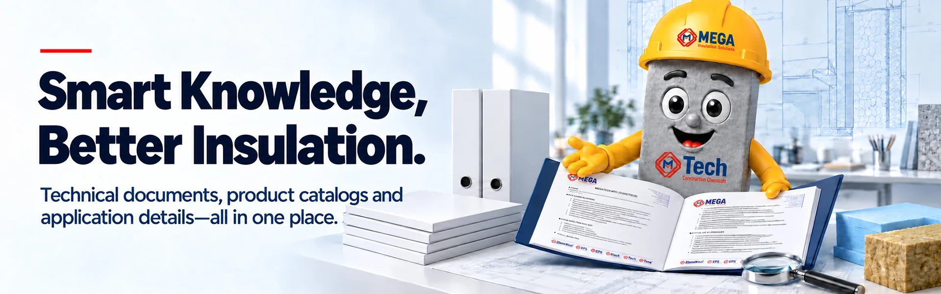 Smart Knowledge, Better Insulation. Technical documents, product catalogs and application details, all in one place.