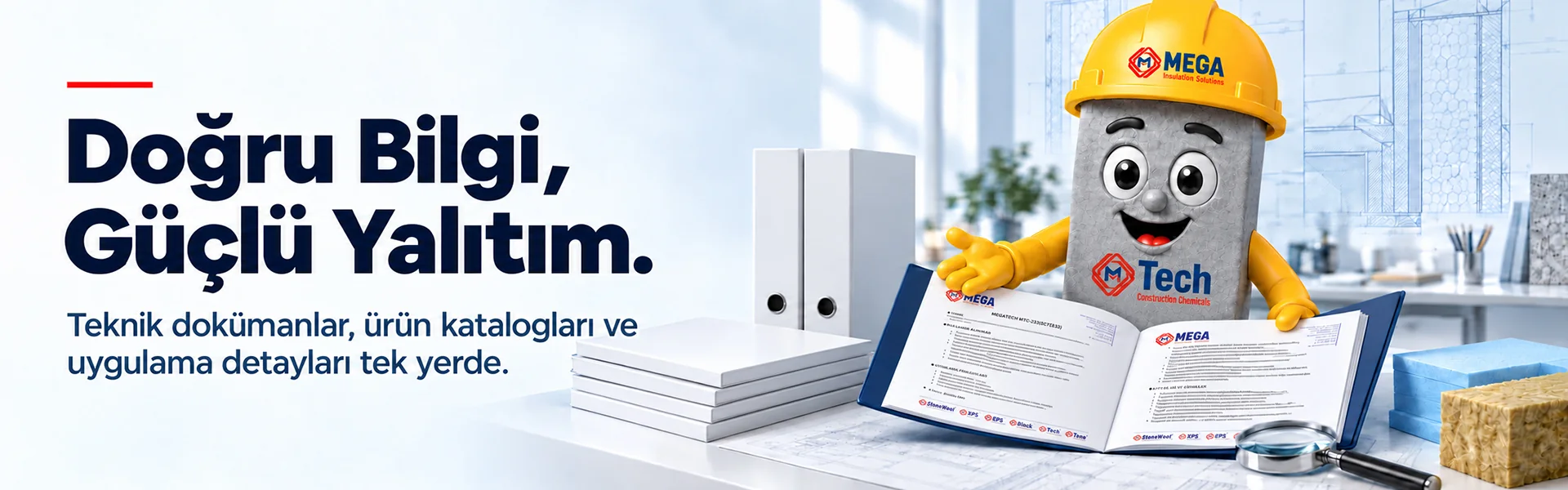 Doğru Bilgi, Güçlü Yalıtım. Teknik dokümanlar, ürün katalogları ve uygulama detayları tek yerde.
