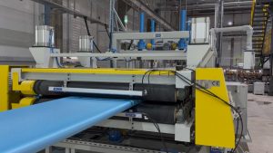 Mega Insulation üretim tesisindeki yeni XPS üretim hattı